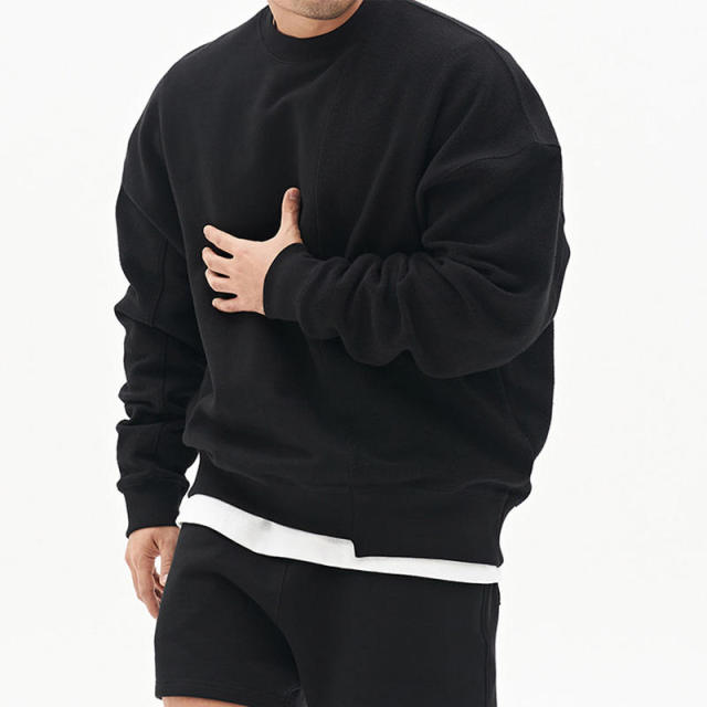 new design custom embroidery style trendy crew neck printed Terry streetwear pullover for long sleeve plain men sweatshirt,Shuliqi Apparel - Men's Clothing Wholesale Manufacturer,new design custom embroidery style trendy crew neck printed Terry streetwear pullover for long sleeve plain men sweatshirt | Wholesale Men's Apparel | OEM | Shuliqi