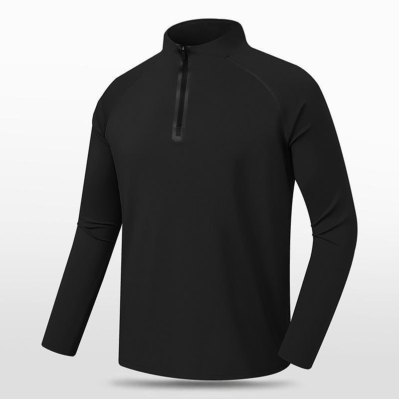 Custom Printing logo Blank Half Zipper t shirt 80 Polyester 20 Spandex Sports basketball training Gym Long Sleeve men T Shirts,Shuliqi Apparel - Men's Clothing Wholesale Manufacturer,Custom Printing logo Blank Half Zipper t shirt 80 Polyester 20 Spandex Sports basketball training Gym Long Sleeve men T Shirts | Wholesale Men's Apparel | OEM | Shuliqi