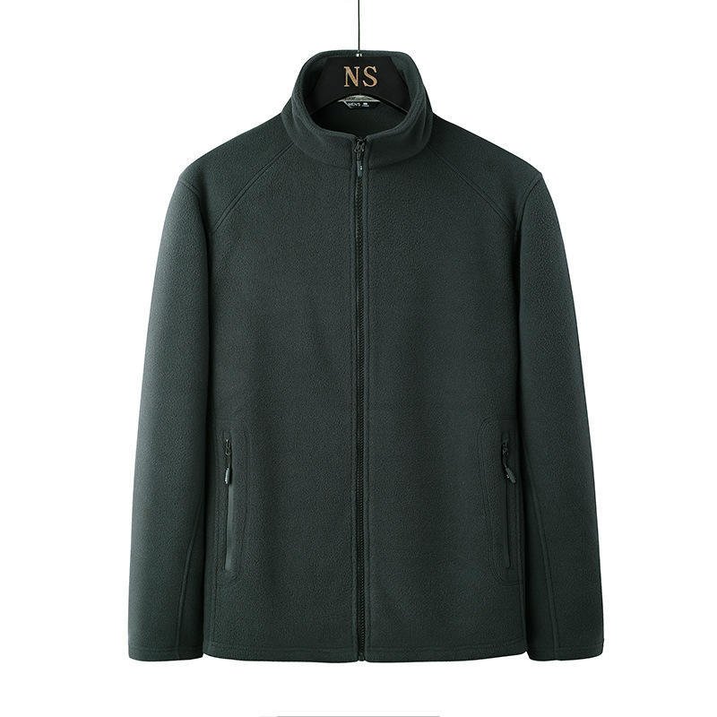 Oem wholesale winter outdoor average size couple solid color fleece thickened windproof warm polar fleece jacket,Shuliqi Apparel - Men's Clothing Wholesale Manufacturer,Oem wholesale winter outdoor average size couple solid color fleece thickened windproof warm polar fleece jacket | Wholesale Men's Apparel | OEM | Shuliqi