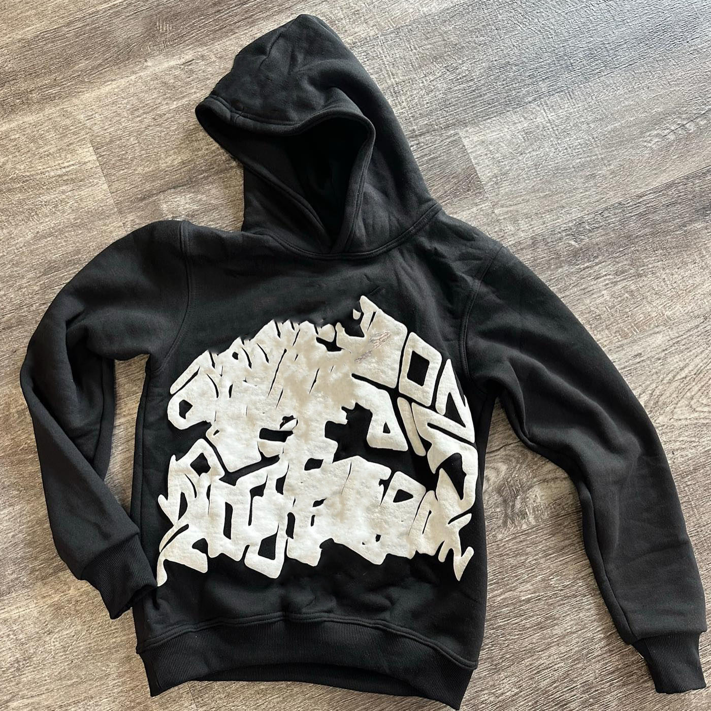 High Quality 100% Cotton French Terry Custom 3D Foam Letter Puff Printing Cropped Hoodie Men,Shuliqi Apparel - Men's Clothing Wholesale Manufacturer,High Quality 100% Cotton French Terry Custom 3D Foam Letter Puff Printing Cropped Hoodie Men