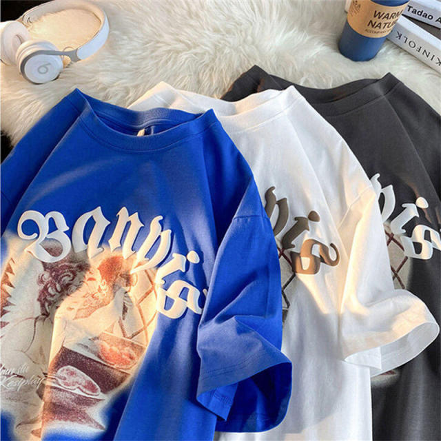 custom logo puff printing streetwear high quality 100% cotton printed hip hop oversized vintage t shirt,Shuliqi Apparel - Men's Clothing Wholesale Manufacturer,custom logo puff printing streetwear high quality 100% cotton printed hip hop oversized vintage t shirt | Wholesale Men's Apparel | OEM | Shuliqi