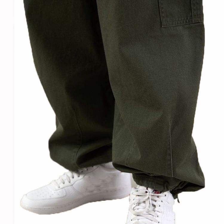 Custom Green Loose Fit Utility Pockets Casual Streetwear Baggy Twill Cargo Pants for Men,Shuliqi Apparel - Men's Clothing Wholesale Manufacturer,Custom Green Loose Fit Utility Pockets Casual Streetwear Baggy Twill Cargo Pants for Men