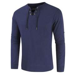 Customized simple multi-color cotton linen pullover men's collarless long sleeve shirt for men,Shuliqi Apparel - Men's Clothing Wholesale Manufacturer,Customized simple multi-color cotton linen pullover men's collarless long sleeve shirt for men