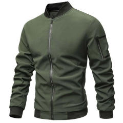 Personal brand custom casual zipper bomber jacket baseball sport gym jackets for men,Shuliqi Apparel - Men's Clothing Wholesale Manufacturer,Personal brand custom casual zipper bomber jacket baseball sport gym jackets for men