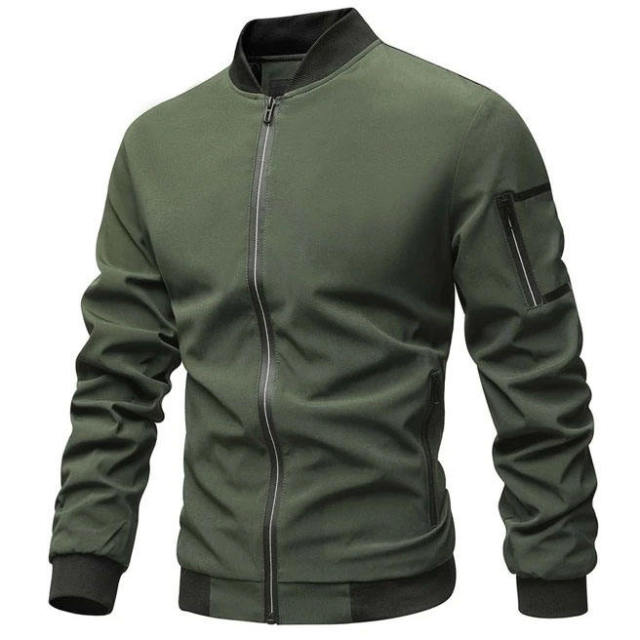 Personal brand custom casual zipper bomber jacket baseball sport gym jackets for men,Shuliqi Apparel - Men's Clothing Wholesale Manufacturer,Personal brand custom casual zipper bomber jacket baseball sport gym jackets for men