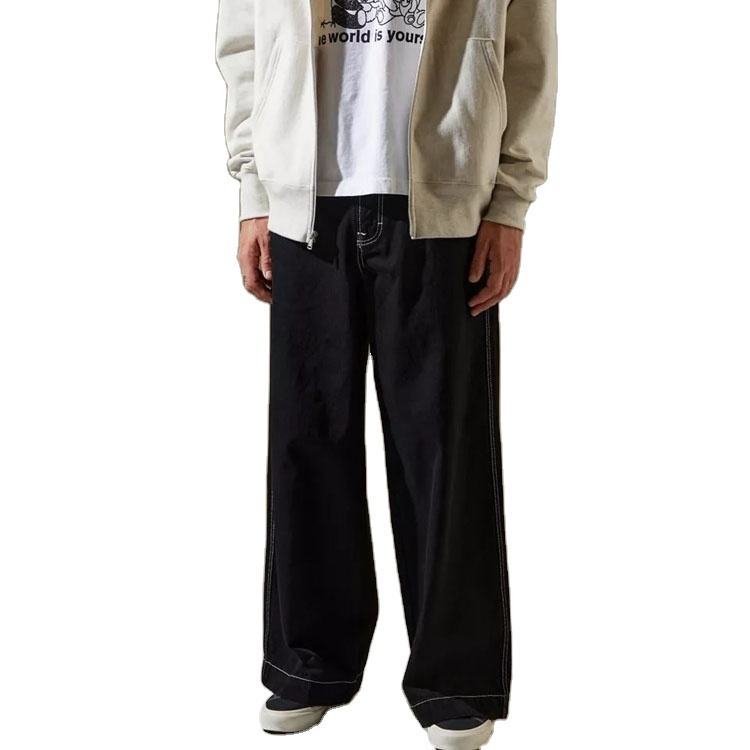 mens streetwear regular wide fit trousers monki oversized jeans acid washed vintage black mens jeans,Shuliqi Apparel - Men's Clothing Wholesale Manufacturer,mens streetwear regular wide fit trousers monki oversized jeans acid washed vintage black mens jeans