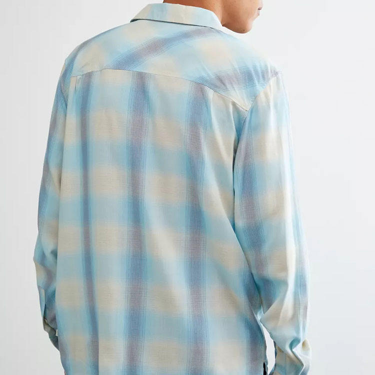 customized men plaid long shirt leisure shirt button fold collar slim fit casual shirt,Shuliqi Apparel - Men's Clothing Wholesale Manufacturer,customized men plaid long shirt leisure shirt button fold collar slim fit casual shirt | Wholesale Men's Apparel | OEM | Shuliqi
