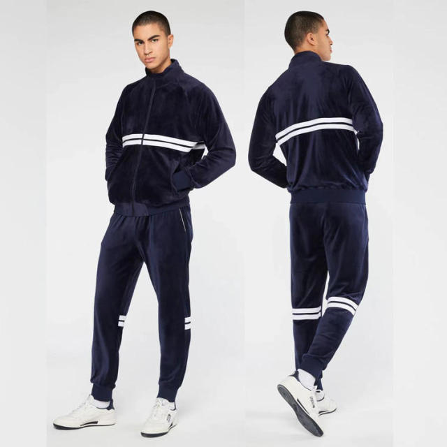 Hot Sale Velvet Jogging Polyester Velour Tracksuit For Men Multiple Colors Custom Logo zip two piece Velour tracksuit men,Shuliqi Apparel - Men's Clothing Wholesale Manufacturer,Hot Sale Velvet Jogging Polyester Velour Tracksuit For Men Multiple Colors Custom Logo zip two piece Velour tracksuit men | Wholesale Men's Apparel | OEM | Shuliqi
