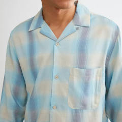 customized men plaid long shirt leisure shirt button fold collar slim fit casual shirt,Shuliqi Apparel - Men's Clothing Wholesale Manufacturer,customized men plaid long shirt leisure shirt button fold collar slim fit casual shirt | Wholesale Men's Apparel | OEM | Shuliqi