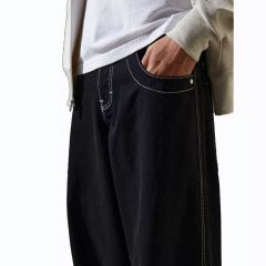 mens streetwear regular wide fit trousers monki oversized jeans acid washed vintage black mens jeans,Shuliqi Apparel - Men's Clothing Wholesale Manufacturer,mens streetwear regular wide fit trousers monki oversized jeans acid washed vintage black mens jeans