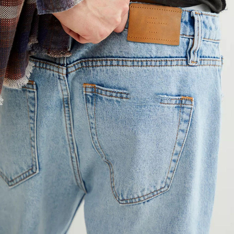 custom men stonewashed skinny jeans plus relaxed bell stylish exotic raw blue rags jeans,Shuliqi Apparel - Men's Clothing Wholesale Manufacturer,custom men stonewashed skinny jeans plus relaxed bell stylish exotic raw blue rags jeans | Wholesale Men's Apparel | OEM | Shuliqi