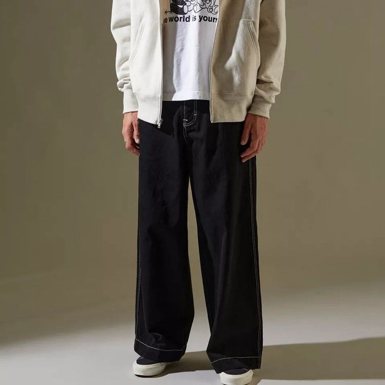 mens streetwear regular wide fit trousers monki oversized jeans acid washed vintage black mens jeans,Shuliqi Apparel - Men's Clothing Wholesale Manufacturer,mens streetwear regular wide fit trousers monki oversized jeans acid washed vintage black mens jeans