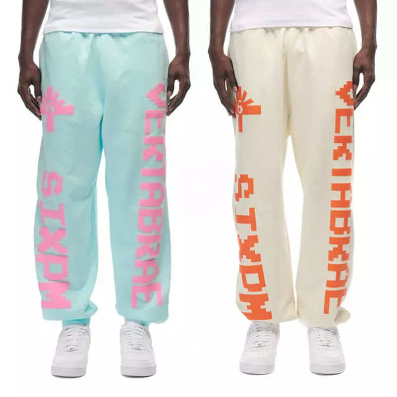 puff print sweat pants long trousers cotton fleece jogger streetwear sweatpants for men,Shuliqi Apparel - Men's Clothing Wholesale Manufacturer,puff print sweat pants long trousers cotton fleece jogger streetwear sweatpants for men