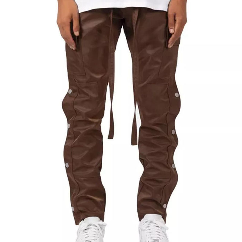 high quality Cargo pants men nylon pants snap button detail relax fit custom zipper baggy nylon cargo pants,Shuliqi Apparel - Men's Clothing Wholesale Manufacturer,high quality Cargo pants men nylon pants snap button detail relax fit custom zipper baggy nylon cargo pants