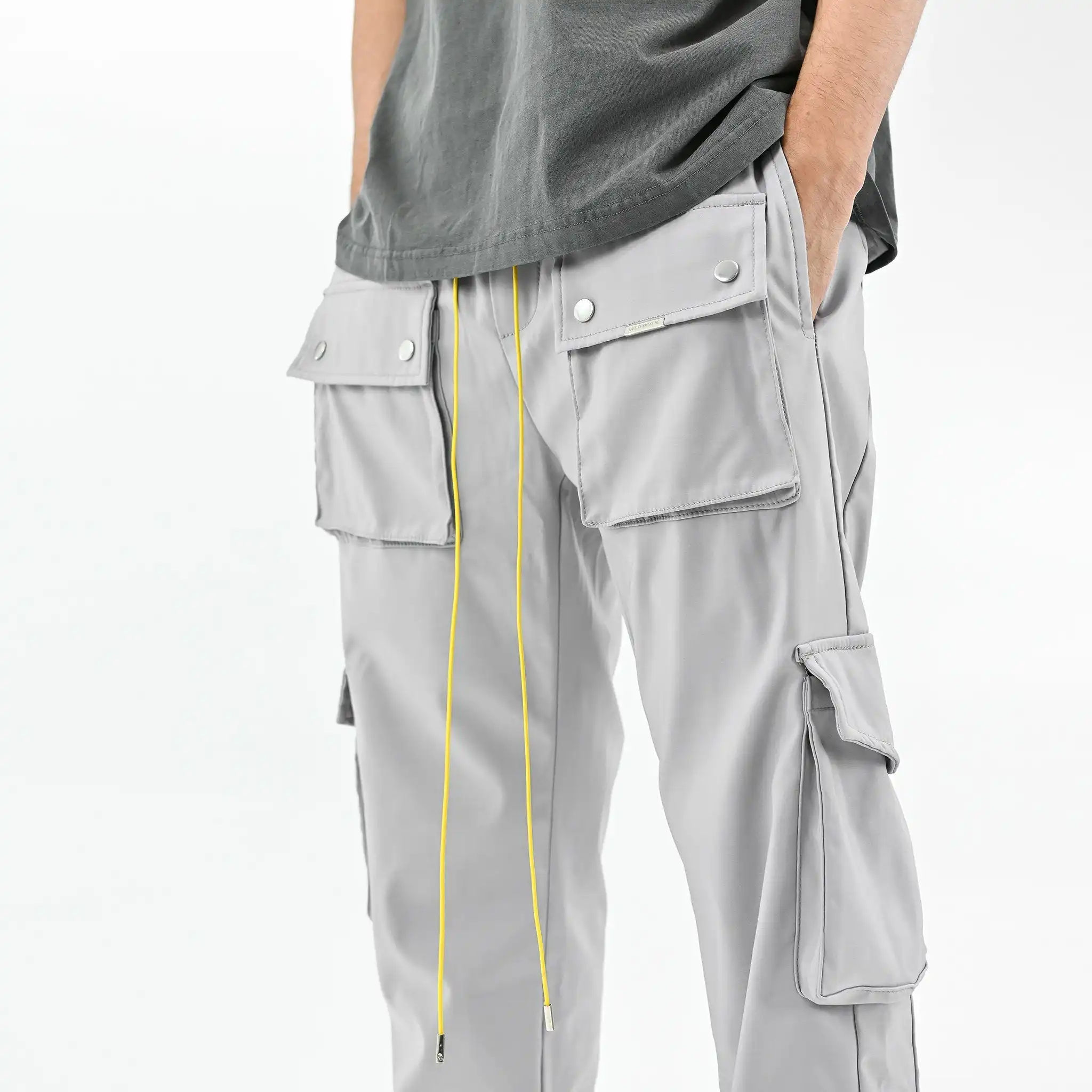 Custom Logo Men 100 Cotton Twill Streetwear 6 Cargo Pockets Button Fly Cargo Pants,Shuliqi Apparel - Men's Clothing Wholesale Manufacturer,Custom Logo Men 100 Cotton Twill Streetwear 6 Cargo Pockets Button Fly Cargo Pants