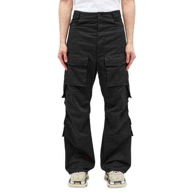 Custom Logo Men 100% Cotton Twill Streetwear 6 Cargo Pockets Button Fly Baggy Cargo Pants,Shuliqi Apparel - Men's Clothing Wholesale Manufacturer,Custom Logo Men 100% Cotton Twill Streetwear 6 Cargo Pockets Button Fly Baggy Cargo Pants