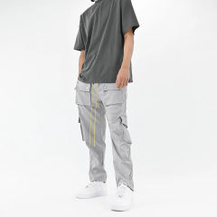 Custom Logo Men 100 Cotton Twill Streetwear 6 Cargo Pockets Button Fly Cargo Pants,Shuliqi Apparel - Men's Clothing Wholesale Manufacturer,Custom Logo Men 100 Cotton Twill Streetwear 6 Cargo Pockets Button Fly Cargo Pants