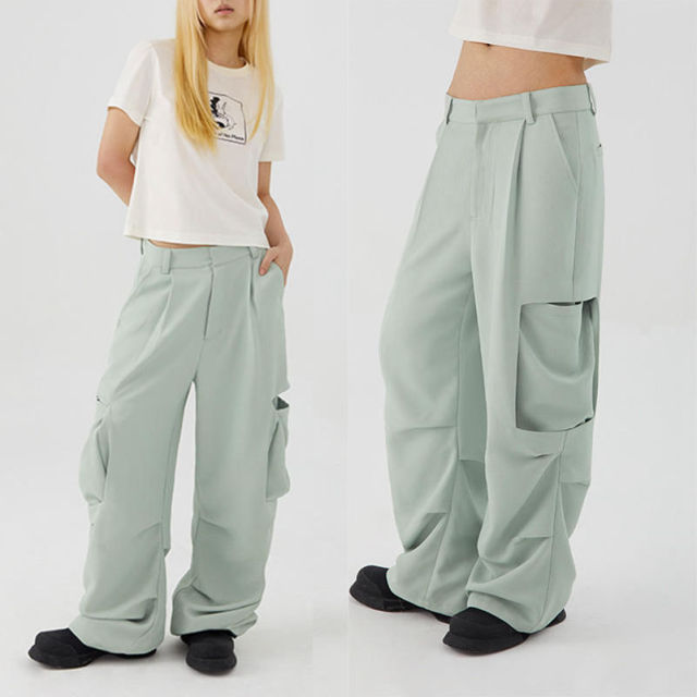 wholesale mens wide leg nylon cargo pants custom logo adjustable joggers y2k loose fit parachute pants men,Shuliqi Apparel - Men's Clothing Wholesale Manufacturer,wholesale mens wide leg nylon cargo pants custom logo adjustable joggers y2k loose fit parachute pants men