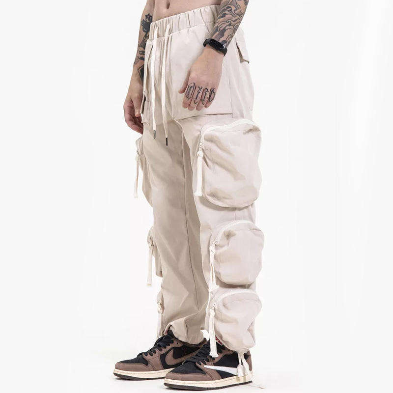 Custom Logo Long Multiple Pockets Trousers Mens Streetwear Hip Hop Twill Cotton Cargo Pants,Shuliqi Apparel - Men's Clothing Wholesale Manufacturer,Custom Logo Long Multiple Pockets Trousers Mens Streetwear Hip Hop Twill Cotton Cargo Pants