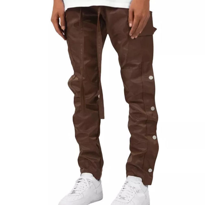 high quality Cargo pants men nylon pants snap button detail relax fit custom zipper baggy nylon cargo pants,Shuliqi Apparel - Men's Clothing Wholesale Manufacturer,high quality Cargo pants men nylon pants snap button detail relax fit custom zipper baggy nylon cargo pants