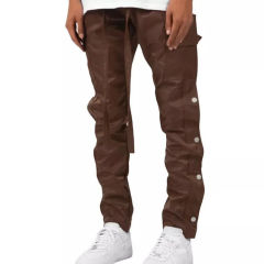 high quality Cargo pants men nylon pants snap button detail relax fit custom zipper baggy nylon cargo pants,Shuliqi Apparel - Men's Clothing Wholesale Manufacturer,high quality Cargo pants men nylon pants snap button detail relax fit custom zipper baggy nylon cargo pants