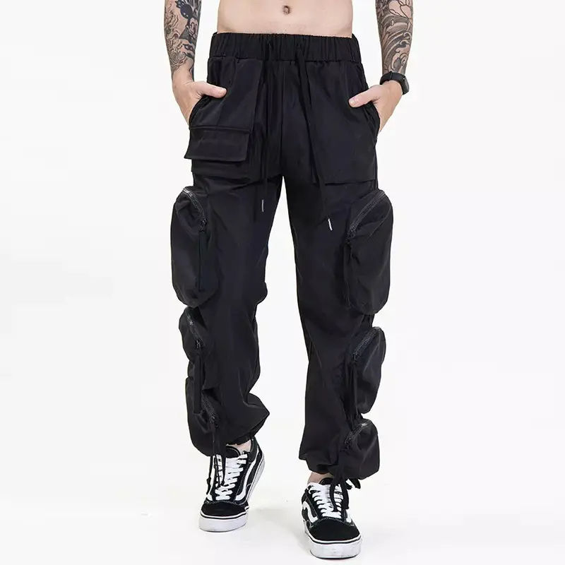 Custom Logo Long Multiple Pockets Trousers Mens Streetwear Hip Hop Twill Cotton Cargo Pants,Shuliqi Apparel - Men's Clothing Wholesale Manufacturer,Custom Logo Long Multiple Pockets Trousers Mens Streetwear Hip Hop Twill Cotton Cargo Pants