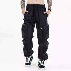 Custom Logo Long Multiple Pockets Trousers Mens Streetwear Hip Hop Twill Cotton Cargo Pants,Shuliqi Apparel - Men's Clothing Wholesale Manufacturer,Custom Logo Long Multiple Pockets Trousers Mens Streetwear Hip Hop Twill Cotton Cargo Pants