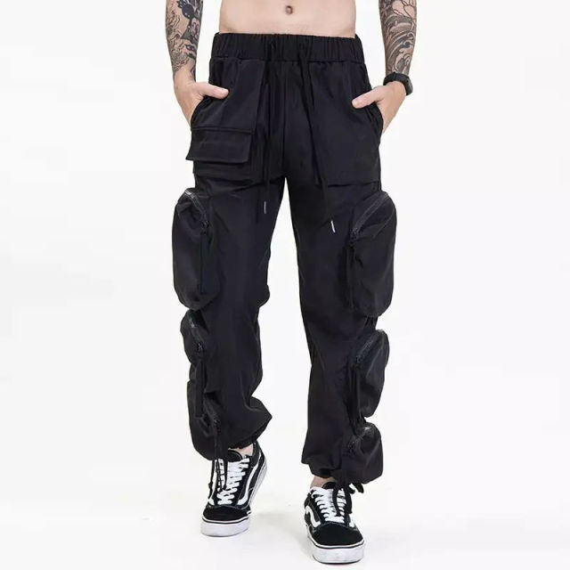 Custom Logo Long Multiple Pockets Trousers Mens Streetwear Hip Hop Twill Cotton Cargo Pants,Shuliqi Apparel - Men's Clothing Wholesale Manufacturer,Custom Logo Long Multiple Pockets Trousers Mens Streetwear Hip Hop Twill Cotton Cargo Pants