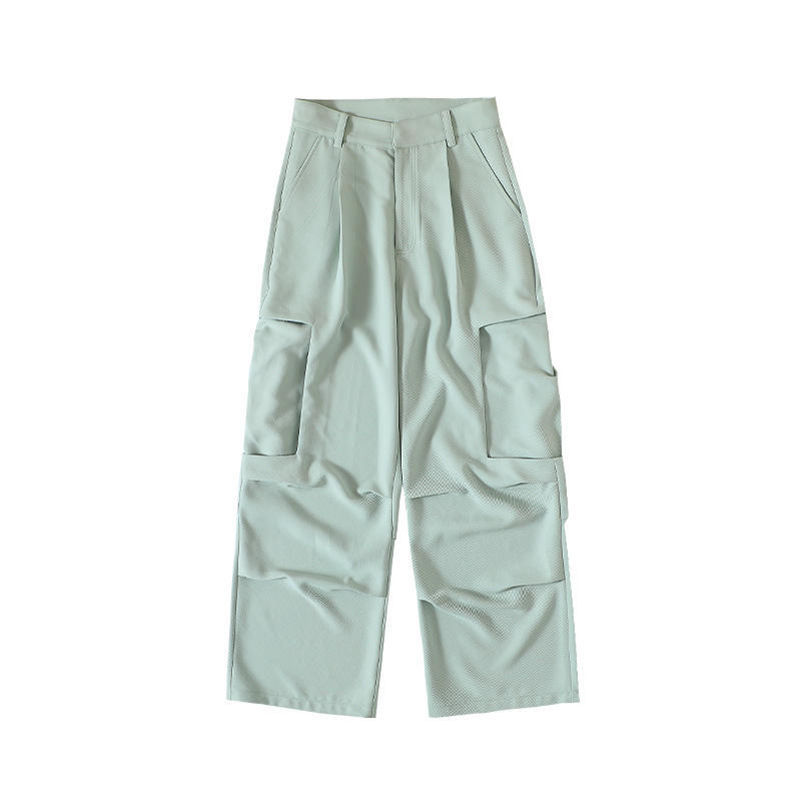wholesale mens wide leg nylon cargo pants custom logo adjustable joggers y2k loose fit parachute pants men,Shuliqi Apparel - Men's Clothing Wholesale Manufacturer,wholesale mens wide leg nylon cargo pants custom logo adjustable joggers y2k loose fit parachute pants men