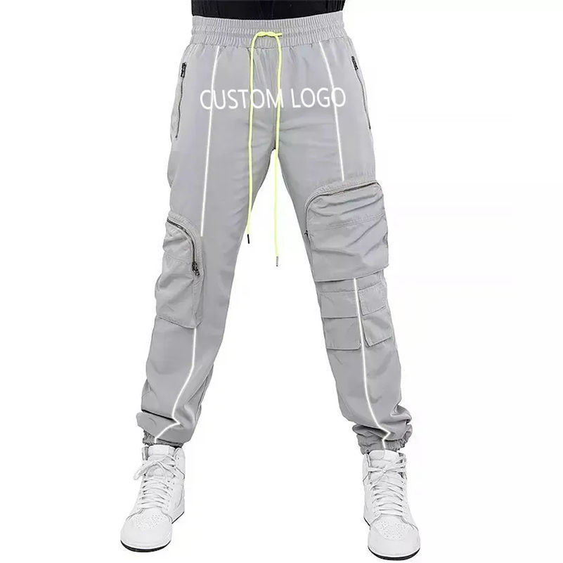 Custom Men Trousers Large Straight Sports juniors Pants Casual Fashion 3m Reflection Cargo Pants for Men,Shuliqi Apparel - Men's Clothing Wholesale Manufacturer,Custom Men Trousers Large Straight Sports juniors Pants Casual Fashion 3m Reflection Cargo Pants for Men