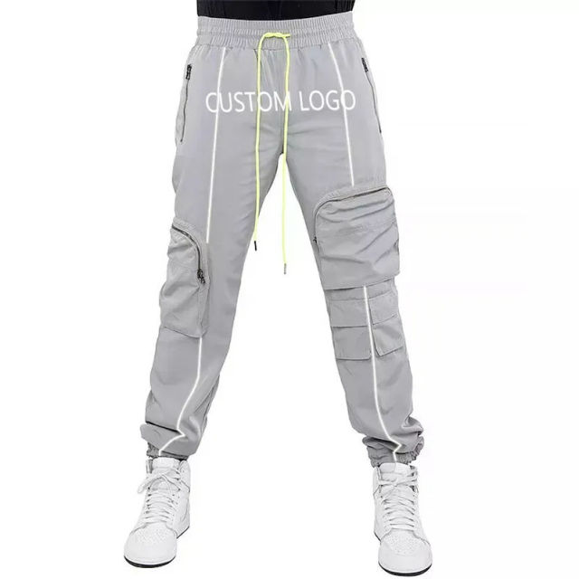 Custom Men Trousers Large Straight Sports juniors Pants Casual Fashion 3m Reflection Cargo Pants for Men,Shuliqi Apparel - Men's Clothing Wholesale Manufacturer,Custom Men Trousers Large Straight Sports juniors Pants Casual Fashion 3m Reflection Cargo Pants for Men
