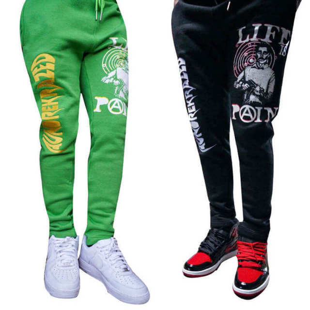 Custom Slim Fit Polyester Drawstring Side Stripe Blank Men Stacked Joggers Pants,Shuliqi Apparel - Men's Clothing Wholesale Manufacturer,Custom Slim Fit Polyester Drawstring Side Stripe Blank Men Stacked Joggers Pants