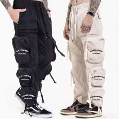 Custom Logo Long Multiple Pockets Trousers Mens Streetwear Hip Hop Twill Cotton Cargo Pants,Shuliqi Apparel - Men's Clothing Wholesale Manufacturer,Custom Logo Long Multiple Pockets Trousers Mens Streetwear Hip Hop Twill Cotton Cargo Pants