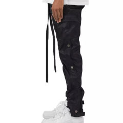 high quality Cargo pants men nylon pants snap button detail relax fit custom zipper baggy nylon cargo pants,Shuliqi Apparel - Men's Clothing Wholesale Manufacturer,high quality Cargo pants men nylon pants snap button detail relax fit custom zipper baggy nylon cargo pants