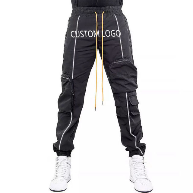 Custom Men Trousers Large Straight Sports juniors Pants Casual Fashion 3m Reflection Cargo Pants for Men,Shuliqi Apparel - Men's Clothing Wholesale Manufacturer,Custom Men Trousers Large Straight Sports juniors Pants Casual Fashion 3m Reflection Cargo Pants for Men