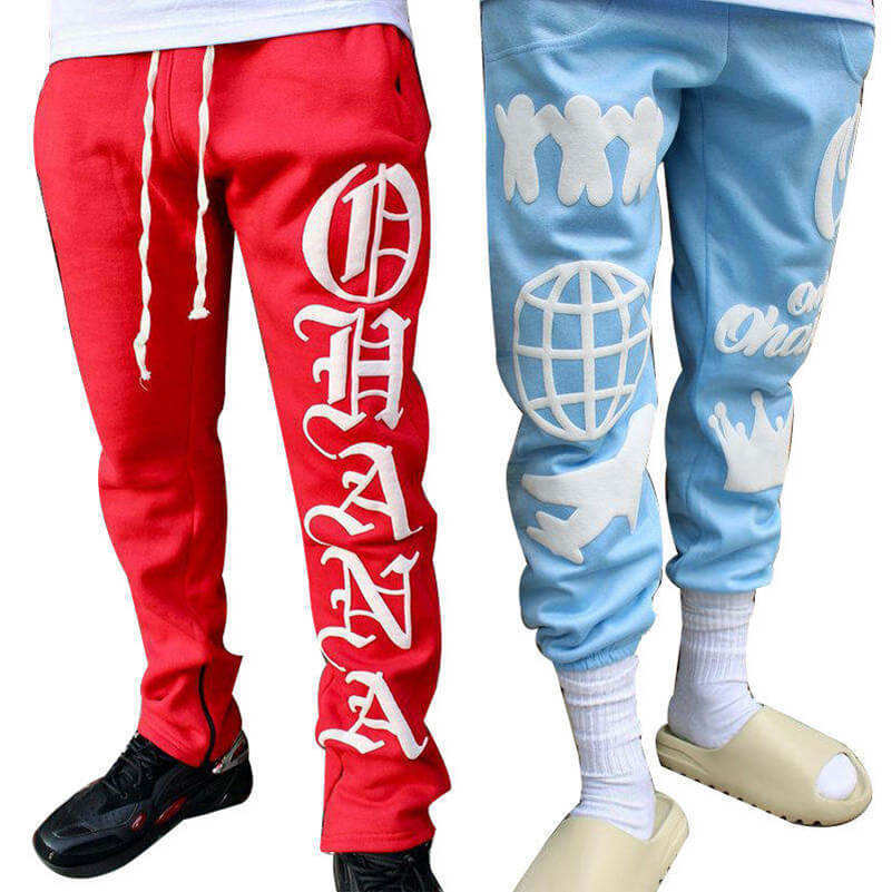 Custom Slim Fit Polyester Drawstring Side Stripe Blank Men Stacked Joggers Pants,Shuliqi Apparel - Men's Clothing Wholesale Manufacturer,Custom Slim Fit Polyester Drawstring Side Stripe Blank Men Stacked Joggers Pants