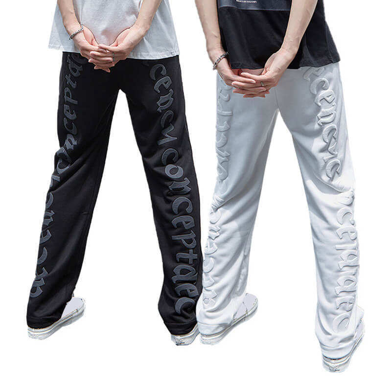 puff print sweat pants long trousers cotton fleece jogger streetwear sweatpants for men,Shuliqi Apparel - Men's Clothing Wholesale Manufacturer,puff print sweat pants long trousers cotton fleece jogger streetwear sweatpants for men