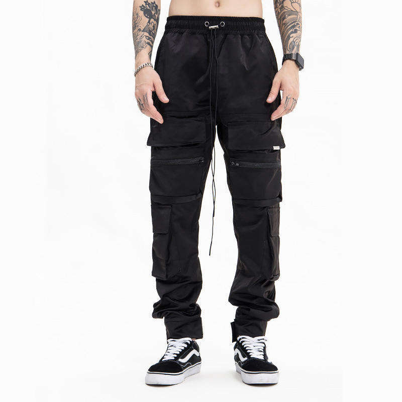 Custom Casual Straight Loose Pockets Cargo Pants Harem Hip Pop nylon casual jogger trousers cargo pants men,Shuliqi Apparel - Men's Clothing Wholesale Manufacturer,Custom Casual Straight Loose Pockets Cargo Pants Harem Hip Pop nylon casual jogger trousers cargo pants men