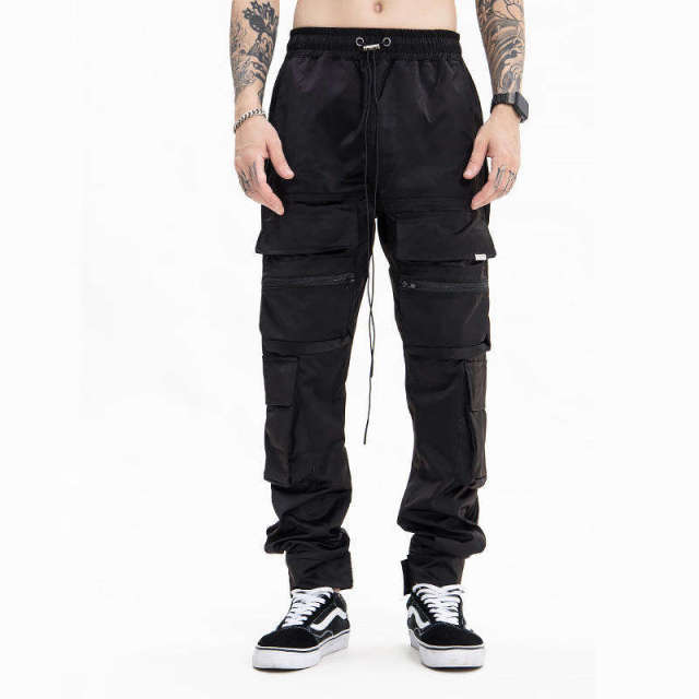 Custom Casual Straight Loose Pockets Cargo Pants Harem Hip Pop nylon casual jogger trousers cargo pants men,Shuliqi Apparel - Men's Clothing Wholesale Manufacturer,Custom Casual Straight Loose Pockets Cargo Pants Harem Hip Pop nylon casual jogger trousers cargo pants men
