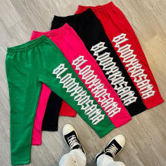 High weight 100% cotton 4-color basic design Hot drill heat transfer print casual slim-fit men's ropeless tracksuit pants,Shuliqi Apparel - Men's Clothing Wholesale Manufacturer,High weight 100% cotton 4-color basic design Hot drill heat transfer print casual slim-fit men's ropeless tracksuit pants