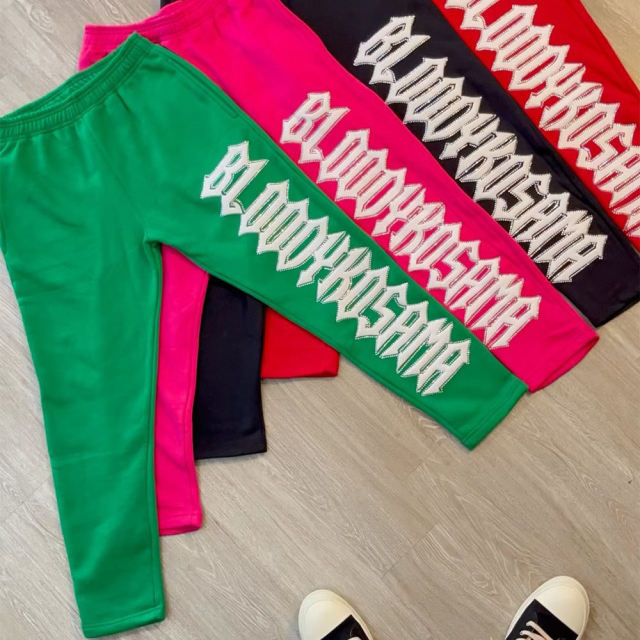 High weight 100% cotton 4-color basic design Hot drill heat transfer print casual slim-fit men's ropeless tracksuit pants,Shuliqi Apparel - Men's Clothing Wholesale Manufacturer,High weight 100% cotton 4-color basic design Hot drill heat transfer print casual slim-fit men's ropeless tracksuit pants