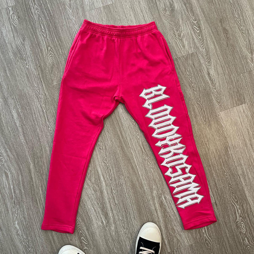 High weight 100% cotton 4-color basic design Hot drill heat transfer print casual slim-fit men's ropeless tracksuit pants,Shuliqi Apparel - Men's Clothing Wholesale Manufacturer,High weight 100% cotton 4-color basic design Hot drill heat transfer print casual slim-fit men's ropeless tracksuit pants