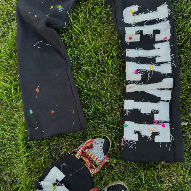 Customized Printing Vintage Applique Embroidery Sweat Pants Mens unisex Terry Cotton Casual Straight Leg Winter,Shuliqi Apparel - Men's Clothing Wholesale Manufacturer,Customized Printing Vintage Applique Embroidery Sweat Pants Mens unisex Terry Cotton Casual Straight Leg Winter