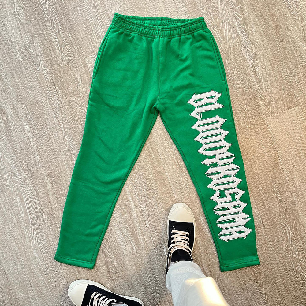 High weight 100% cotton 4-color basic design Hot drill heat transfer print casual slim-fit men's ropeless tracksuit pants,Shuliqi Apparel - Men's Clothing Wholesale Manufacturer,High weight 100% cotton 4-color basic design Hot drill heat transfer print casual slim-fit men's ropeless tracksuit pants