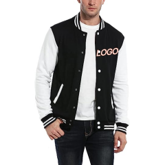 Custom Embroidery Logo Leather Baseball Bomber Leather Varsity Jacket Men,Shuliqi Apparel - Men's Clothing Wholesale Manufacturer,Custom Embroidery Logo Leather Baseball Bomber Leather Varsity Jacket Men