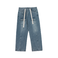 multi-pocket Trousers custom loose fit pants hip hop stylish high quality vintage faded effect baggy wide leg jeans for men,Shuliqi Apparel - Men's Clothing Wholesale Manufacturer,multi-pocket Trousers custom loose fit pants hip hop stylish high quality vintage faded effect baggy wide leg jeans for men