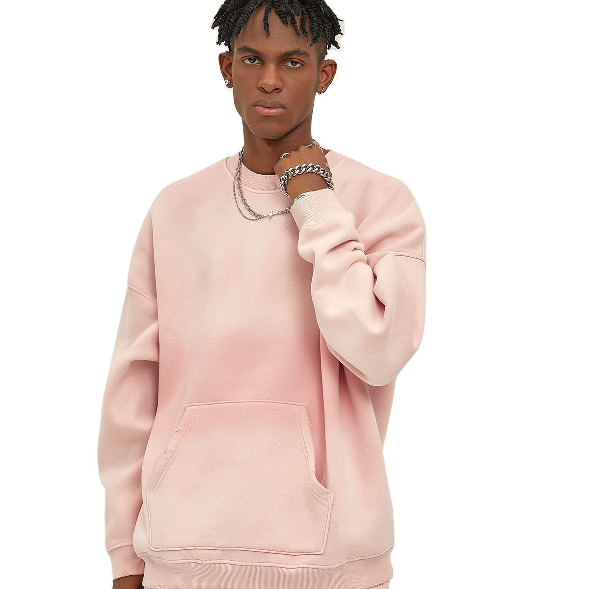 winter new solid color blank plus fleece thickened 360g spray dyed to make old hoodie men 0-neck High quality,Shuliqi Apparel - Men's Clothing Wholesale Manufacturer,winter new solid color blank plus fleece thickened 360g spray dyed to make old hoodie men 0-neck High quality