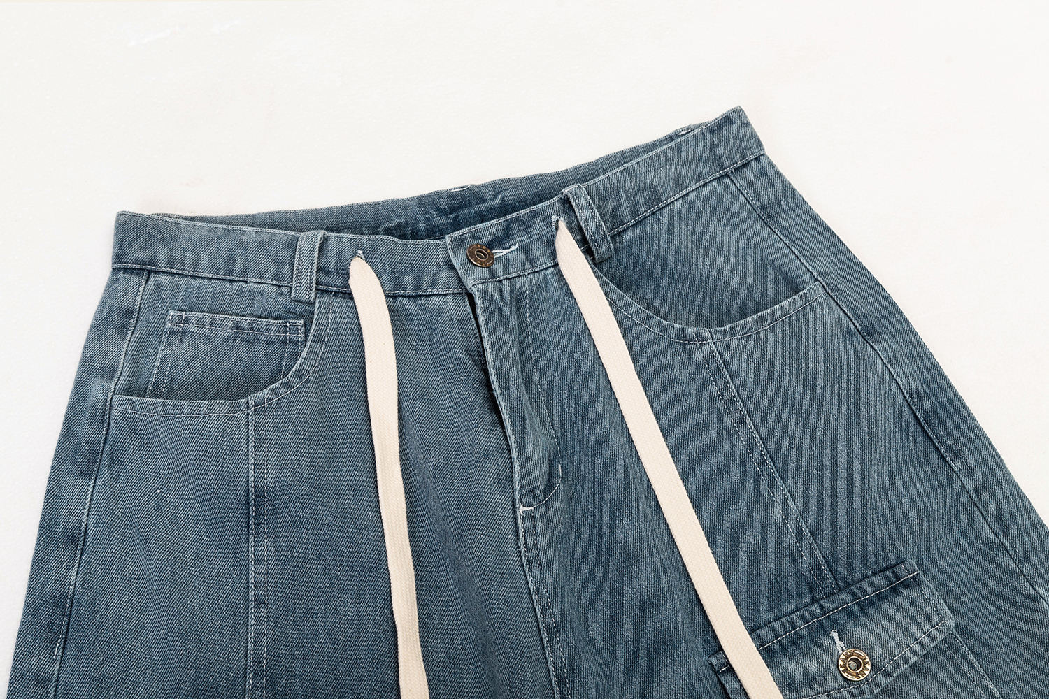 multi-pocket Trousers custom loose fit pants hip hop stylish high quality vintage faded effect baggy wide leg jeans for men,Shuliqi Apparel - Men's Clothing Wholesale Manufacturer,multi-pocket Trousers custom loose fit pants hip hop stylish high quality vintage faded effect baggy wide leg jeans for men