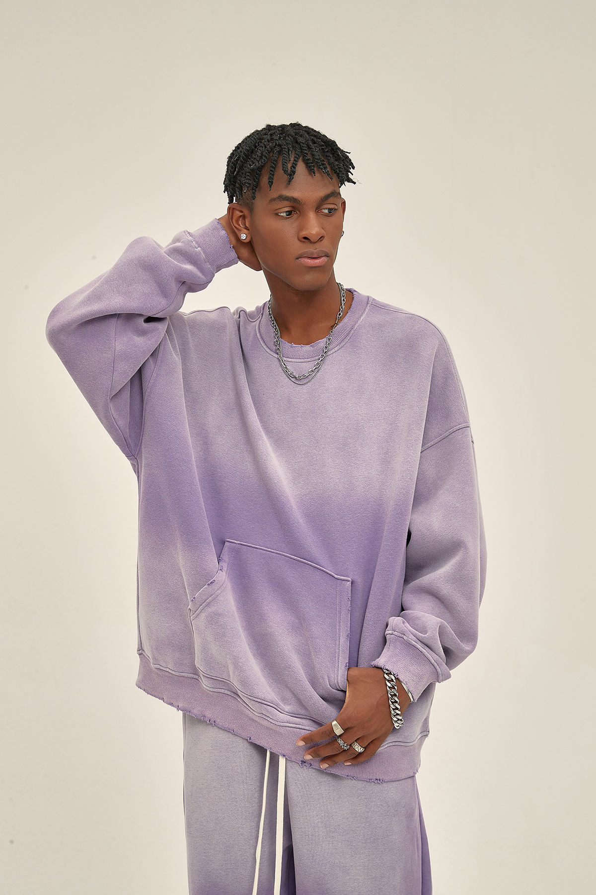 winter new solid color blank plus fleece thickened 360g spray dyed to make old hoodie men 0-neck High quality,Shuliqi Apparel - Men's Clothing Wholesale Manufacturer,winter new solid color blank plus fleece thickened 360g spray dyed to make old hoodie men 0-neck High quality