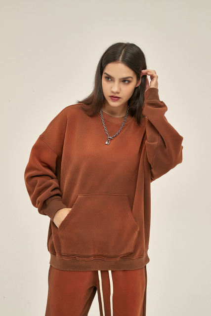 winter new solid color blank plus fleece thickened 360g spray dyed to make old hoodie men 0-neck High quality,Shuliqi Apparel - Men's Clothing Wholesale Manufacturer,winter new solid color blank plus fleece thickened 360g spray dyed to make old hoodie men 0-neck High quality